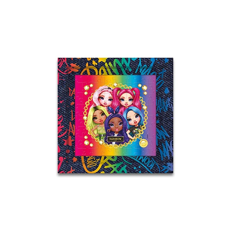 Clementoni 38810 Rainbow High 60 Frame High-60 Pieces-Jigsaw Puzzle for