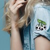 Winks For Days Cherry Skulls Parche bordado para planchar