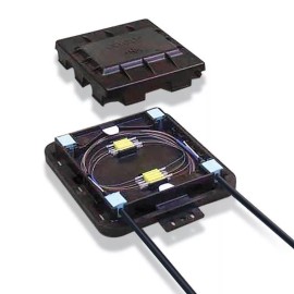 Coyote COYDTC-001 Drop Termination Closure Kit Single Fusion Splicing 4-Cable