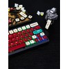 XDK Backlit Keycaps Red Shine Through PBT Keycaps, Pudding Keycaps