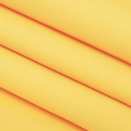 RSH DECOR: Sunbrella Tufted Wicker U-Shape Cushions Set of 2 | 19” x 19” | Water and Fade-Resistant Performance Fabric | Outdoor Seat Cushions for Patio Furniture | Canvas Buttercup Yellow