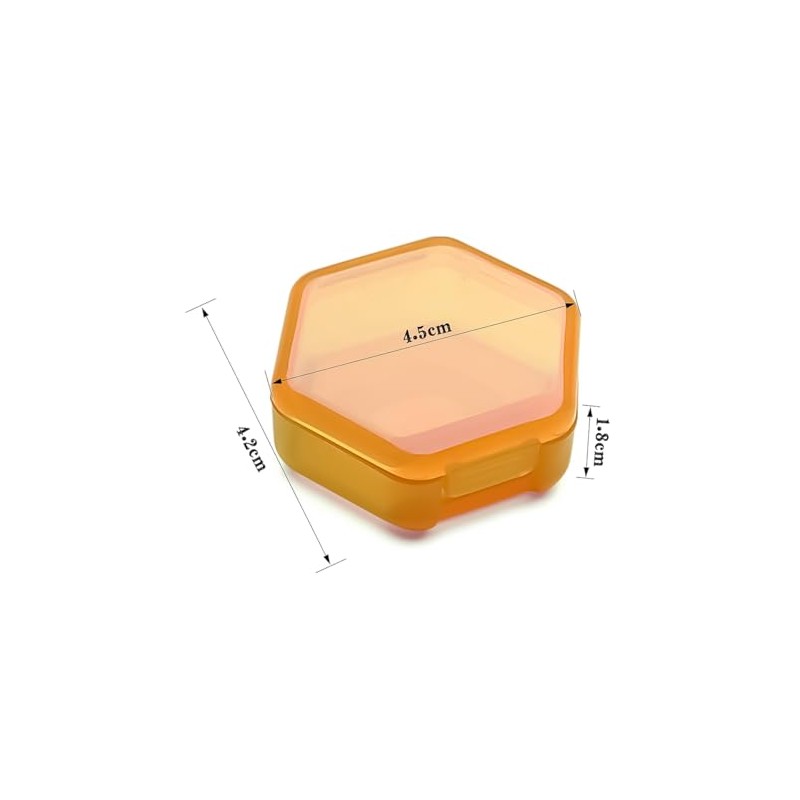 3 pcs Mini Pill Box, Portable Travel Organizer, for Travel