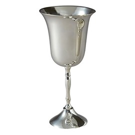 Elegance Silver Plated Water Goblet, 7.75"