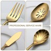 45-Piece Hammered Gold Flatware Set for 8,Premium 18/10 Stainless Steel