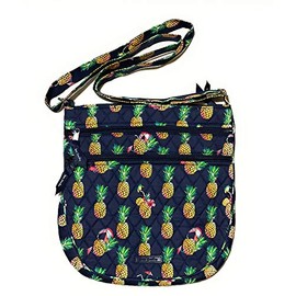 Vera Bradley Women's Navy Blue Floral Party Hobo Handbag