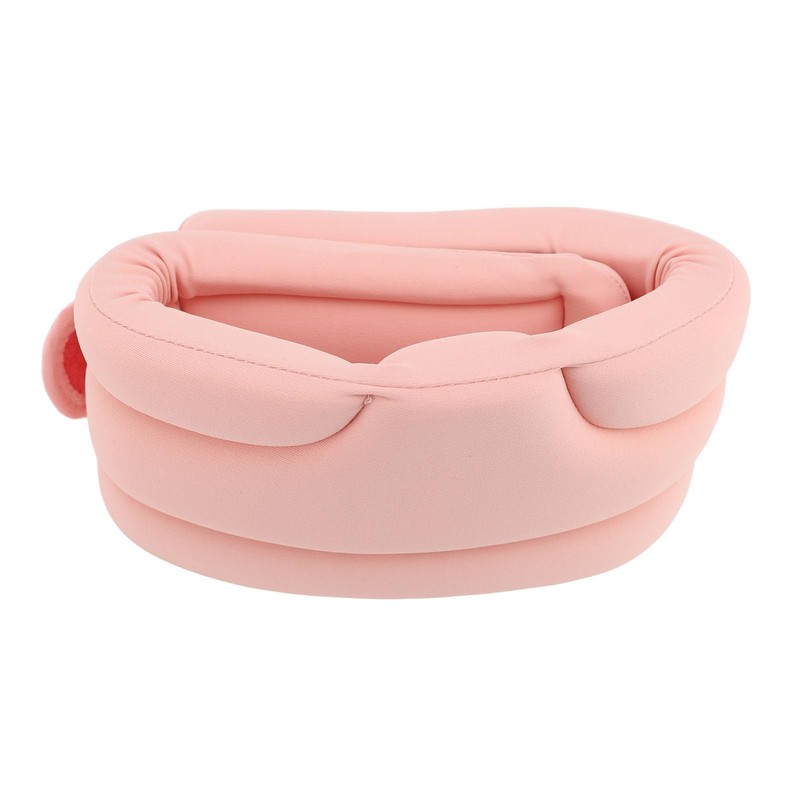 Collarín, Collarín Cervical Ajustable Ergonómico para Mujeres para Dormir (Rosado)