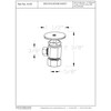 Westbrass A105-01 Round Handle Angle Stop Shut Off Valve, 1/2"