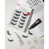 KISS So Wispy, False Eyelashes, 'Pompadour', Includes 5 Pairs Of
