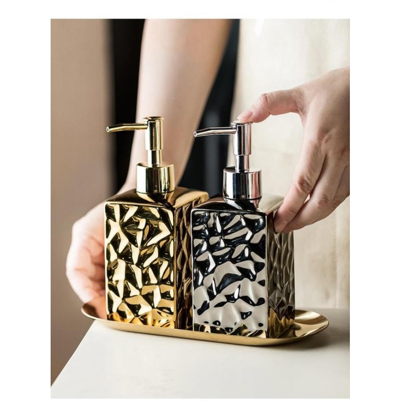 Gelory Hand Soap Dispenser, Gold Soap Dispenser, Ceramic Soap Dispensers