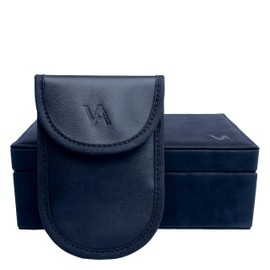 VIA ALBION® Anti-Theft Faraday Box & Pouch for Car Keys – Handcrafted Signal Blocking Set