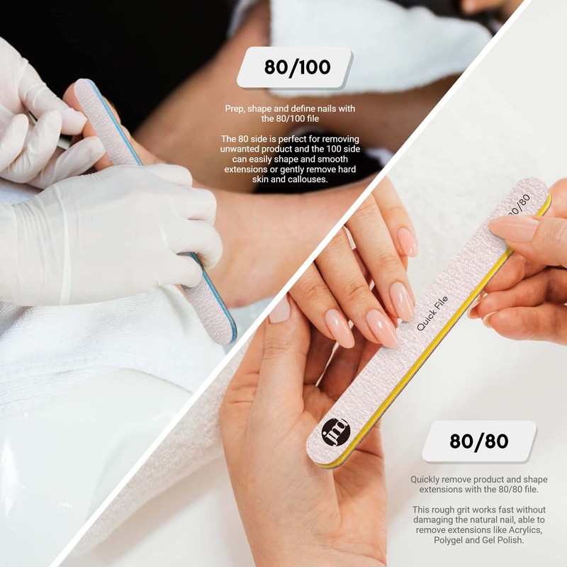 New* JND Professional Salon Grade Double Sided Emery Board Nail