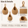 Wall Hanging Fruit and Vegetable Baskets for Kitchen - 3-Piece