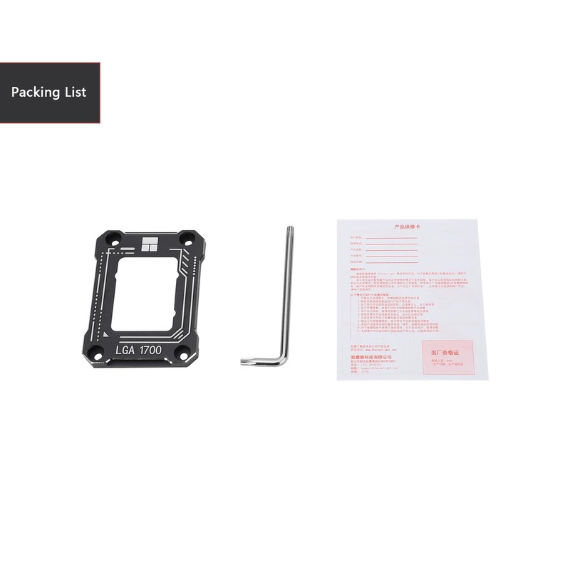 Thermalrlght LGA1700-BCF Black 12/13/14 Generation Intel Anti-Bending Fastener,CPU Fixed Fastener,Correct