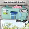 Car Sun Visor Organizer – Multi-Pocket Storage Holder for Bills,