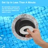 TOYMIS Pool Skimmer Swirl, Inground Swimming Pool Vortexs Skimmer Functional