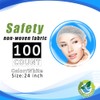 Smilco 100 Piezas Paquete Gorros Desechables Blancos Redecilla Pelo Pulgadas