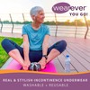 Wearever Women's Cotton Comfort Incontinence Panties for Bladder Control with