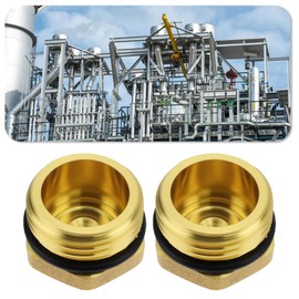 Briny River 2Pcs 20MM Button-Type Water Diverter Plug Compatible with RP2865 Brass for Faucet Diverter