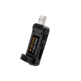 PiBeam - USB IR Transceiver Based on Raspberry Pi RP2040 Microcontroller, Plug and Play USB Infrared Transceiver WiFi Remote Control Wireless Controller with 1.14” Display