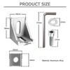 Mounting Material Angle Fixing, Aluminium Profile 20 x 20 and