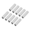 10PCS Female Thread Coupling Nut M8 X 1.25 12 L40mm