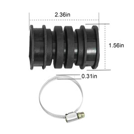 W11419334 Dishwasher Circulation Pump To Sump Connect Hose Compatible with Whirlpool with Maytag with KitchenAid with Jenn-Air with Kenmore Dishwashers Replacement for W11250985 AP6981352 4960330