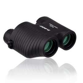 SVBONY SV10 Binoculars, Live Use, 8x Ultra Lightweight, Autofocus Binoculars, No Focus Needed, Polo Type, Compatible with Glasses, Prevents Sickness, 8x Lightweight, Bak4 Prism, Portable, Compatible with Glasses, Live Concerts, Sports Games, Stage Watching, Nature Viewing (0.3 x 1.0 inches (8 x 25 mm), Black)