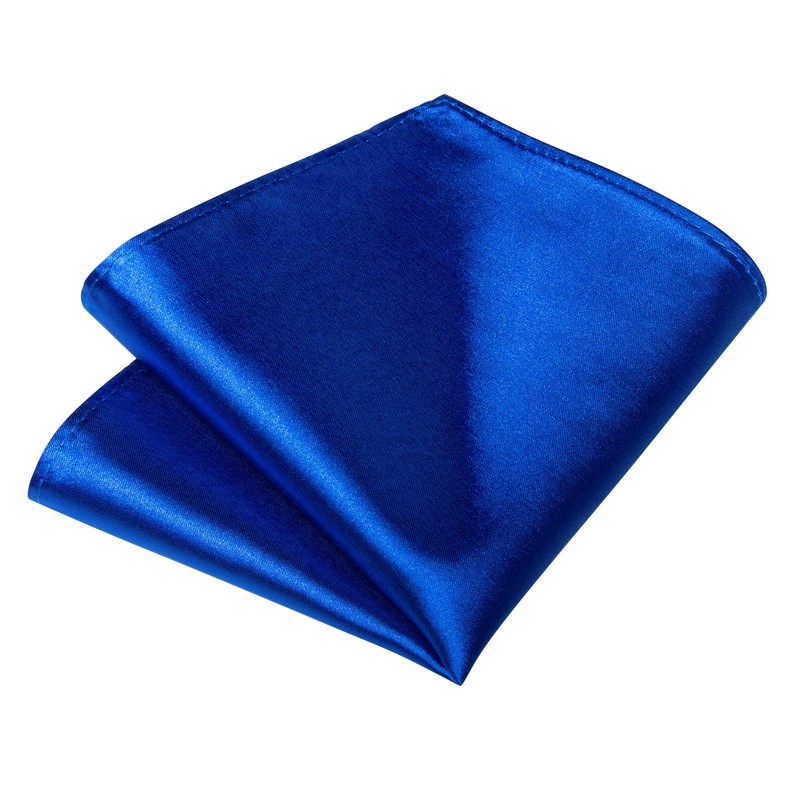 DiBanGu Solid Tie - Conjunto de corbata y pañuelo de
