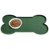 PWTAA Dog Food Mat Anti-Slip Silicone Dog Bowl Mat Thicker