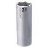 PROXXON No. 83365 Deep Socket, 0.8 inch (21 mm)