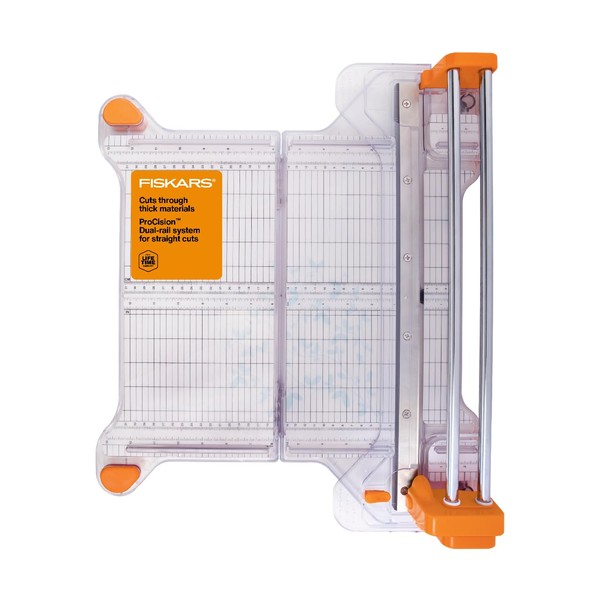 Fiskars ProCision Rotary Bypass Trimmer, 12-Inch, orange