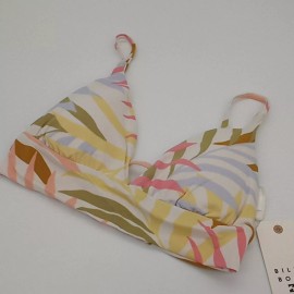 Billabong Bikini Top Juniors Small/8 Tropic Jungle Crop Cami Swim S/8