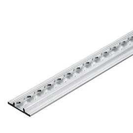 Airline Rail, Flat Profile Premium Light, Length 1 m, with Flange Bottom, Aluminium