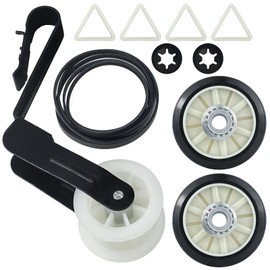 1 Kit Pack 4392065 Dryer Repair Kit- 1 Kit Pack includes 1 kit 349241T Drum Roller & 1 pcs 341241 Belt & 1 pcs 691366 Idler Pulley-Replaces WP691366, AP3131942, AP6010582-Fit for wed4815ew1