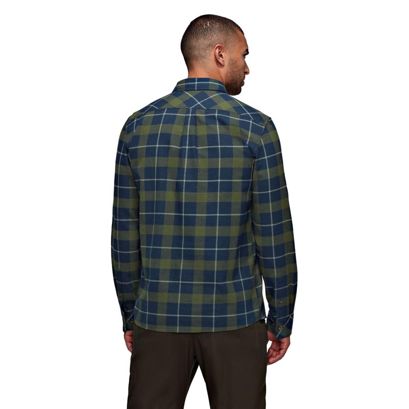 Mammut Alvra Men's Long-Sleeved T-Shirt, marsh dark