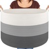 Maliton Large Blanket Basket, 22" X 22" X 14" Woven