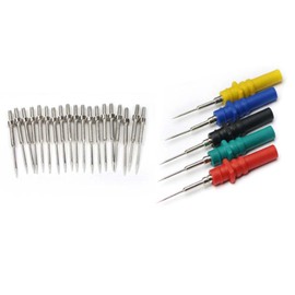 5PCS Back Probe Pins Set for for Automotive, Telecommunications, Industrial with 20pcs Replacement Needles
