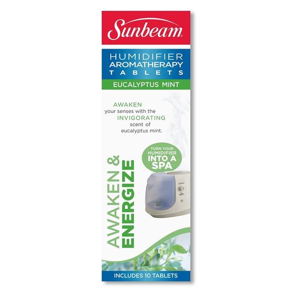 Sunbeam Eucalyptus Mint Humidifier Aromatherapy Tablets, SEM2300-U