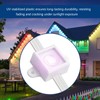 40 Sets,Light Clips for Govee Outdoor Light （Square） Secure Mounting