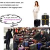 Pack of 2 Luggage Strap Suitcase Strap Flower Pattern Suitcase
