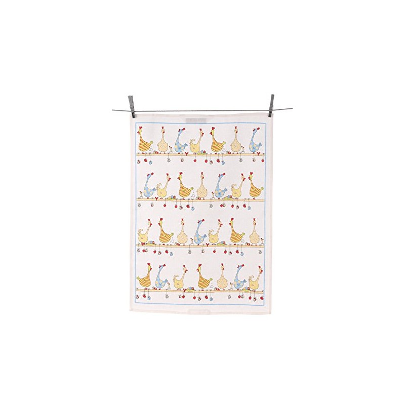 Triolino Half-Linen Tea Towel 50 x 70 cm with Printed