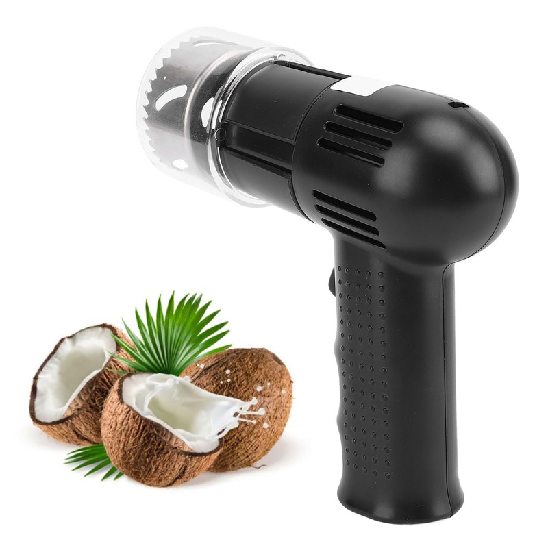 Electric Coconut Opener Tool, 304 Stainless Steel Automatic Coconut Opener