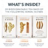 NutraTea - The Active Lifestyle Gift Box - Herbal Teas