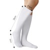 Cotton Calf Stockings Extra Long Smooth Knitted Stockings with Grip