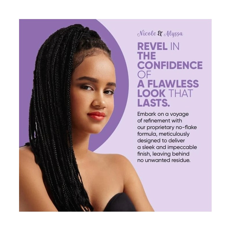 Nicole & Alyssa - Edge Control Gel 5oz - Pomegranate