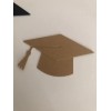 Graduation Cap Paper Cutout Card making Scrapbooking Grad Congrats