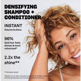 Babe Original Densifying Shampoo & Conditioner Volumizing Conditioner for Fine or Dry/Damaged Hair | Aloe Vera, Ceramides, Rice Protein for Fuller + Hydrated Hair | Cruelty-Free and Vegan