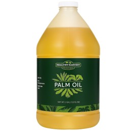 Healthy Harvest Non-GMO Palm Oil Cooking Oil, 1 Gallon