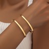 Gold Bangles Bracelet for Women 18K Gold Plated Stainless Steel