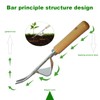 JINHENB Hand Weed Remover Tool,Weeding Tools For Garden,Stainless Steel Weed